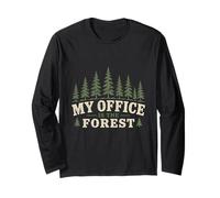 Ecologista Ecología My Office Is The Forest Manga Larga