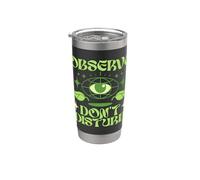 Ecologista Ecología Observe Dont Disturb Vaso térmico de acero inoxidable de doble pared