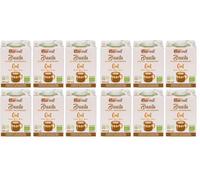 Ecomil - Avena Barista Ecológica, Pack 6 x 500 ml, Bebida de Avena Ecológica Especial para Café, 100% Vegetal, Sin Azúcares Añadidos, Espuma Perfecta para Latte Art (Paquete de 2)