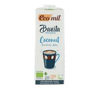 Ecomil Barista Coconut Bio 1L | 100% Vegetal | Sin Lactosa | Sin Azúcares Añadidos | Sin Gluten | Sin Proteína Láctea | Sin Soja | Vegana | Bebida de Coco para Café y Barista