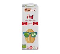 Ecomil - Bebida de Avena Bio Pack 6 x 1 L, Sin Azúcares Añadidos ni Edulcorantes, 100% Vegetal, Sin Lactosa, Alternativa a la Leche de Vaca, Ideal para Café, Desayunos y Recetas Saludables