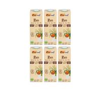 Ecomil - Bebida Vegetal de Arroz, Pack 6 x 1 Litro, Sin Azúcares Añadidos, Sin Gluten, Apta para Dietas Veganas, Alternativa Saludable
