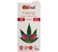Ecomil - Bebida Vegetal de Cáñamo Eco, Pack 6 x 1 Litro, Hemp Nature Bio, Fuente de Omega 3, Sin Azúcares Añadidos, Sin Gluten, Apta para Veganos, Alternativa Saludable a la leche