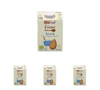 ECOMIL Cusine Almond Bio 500 Ml. Crema De Almendra Bio Para Cocinar. Sin Gluten, Sin Lactosa, Sin Soja, Sin Huevo Y Sin Proteína Láctea (Paquete de 4)