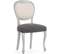 ECOMMERC3 | 2 Fundas para Silla de Tejido Súper Elástico - Fundas para Silla Color Gris Oscuro Bielásticas, Transpirables y Adaptables a Múltiples Modelos, Protección contra Desgaste Diario