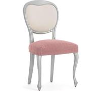 ECOMMERC3 | 2 Fundas para Silla de Tejido Súper Elástico - Fundas para Silla Color Rosa Bielásticas, Transpirables y Adaptables a Múltiples Modelos, Protección contra Desgaste Diario