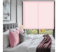 ECOMMERC3 | Estor Enrollable Translúcido Liso 100x175 Ancho x Alto - Estor Enrollable Medida Tela 97x170 - Estor Fácil Instalación a Pared o Techo - Estor Rosa