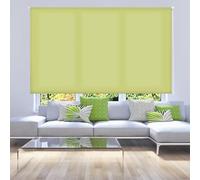 ECOMMERC3 | Estor Enrollable Translúcido Liso 120x175 Ancho x Alto - Estor Enrollable Medida Tela 117x170 - Estor Fácil Instalación a Pared o Techo - Estor Verde Pistacho