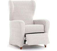 ECOMMERC3 | Funda Bielástica para Sillón Relax Súper Elástico - Funda Sillón Relax Color Crudo Adaptable, Transpirable y Fácil de Colocar con Espumas de Sujeción y Gomas