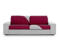 ECOMMERC3 | Funda de Asiento para Sofá Bielástica Talla L - Funda Silla Color Burdeos Ajuste, Fácil de Poner y Quitar con Gomas de Sujeción