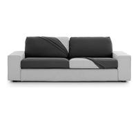 ECOMMERC3 | Funda de Asiento para Sofá Bielástica Talla L - Funda Silla Color Gris Oscuro Ajuste, Fácil de Poner y Quitar con Gomas de Sujeción