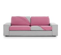 ECOMMERC3 | Funda de Asiento para Sofá Bielástica Talla L - Funda Silla Color Rosa Ajuste, Fácil de Poner y Quitar con Gomas de Sujeción