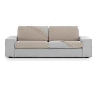 ECOMMERC3 | Funda de Asiento para Sofá Bielástica Talla M - Funda Silla Color Lino Ajuste, Fácil de Poner y Quitar con Gomas de Sujeción