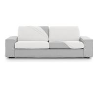ECOMMERC3 | Funda de Asiento para Sofá Bielástica Talla S - Funda Silla Color Blanco Ajuste, Fácil de Poner y Quitar con Gomas de Sujeción