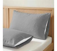 ECOMMERC3 | Funda de Cojín 30X50 100% Algodón - Suave, Transpirable y Elegante - Funda Cojín Gris Plata Diseño Versátil para Sofás, Camas y Decoración del Hogar