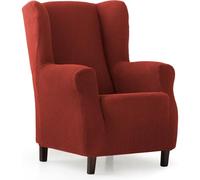 ECOMMERC3 | Funda de Sillón Orejero Bielástica, Transpirable y Protección Completa - Funda Sillón Orejero Color Caldera Fácil de Instalar con Espumas de Sujeción y Gomas para Fijación Extra