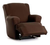 ECOMMERC3 | Funda de Sillón Pies Juntos Relax Bielástica de Una Sola Pieza - Funda Sofá Pies Juntos Relax Color Marrón Ajuste Espumas de Sujeción