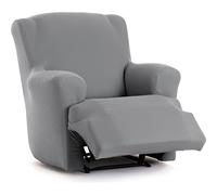 ECOMMERC3 | Funda de Sillón Pies Juntos Relax Bielástica de Una Sola Pieza - Funda Sofá Pies Juntos Relax Color Gris Ajuste Espumas de Sujeción