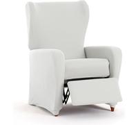 ECOMMERC3 | Funda de Sillón Relax Bielástica de 4 Piezas Ajuste, Protección Completa contra Desgaste - Funda Sillón Color Blanco Transpirable y Fácil de Colocar, Apariencia de Tapizado