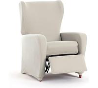 ECOMMERC3 | Funda de Sillón Relax Bielástica de 4 Piezas Ajuste, Protección Completa contra Desgaste - Funda Sillón Color Crudo Transpirable y Fácil de Colocar, Apariencia de Tapizado