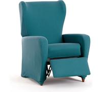ECOMMERC3 | Funda de Sillón Relax Bielástica de 4 Piezas Ajuste, Protección Completa contra Desgaste - Funda Sillón Color Verde Eseralda Transpirable y Fácil de Colocar