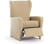 ECOMMERC3 | Funda de Sillón Relax Bielástica de 4 Piezas Ajuste, Protección Completa contra Desgaste - Funda Sillón Color Beige Transpirable y Fácil de Colocar, Apariencia de Tapizado