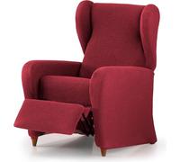 ECOMMERC3 | Funda de Sillón Relax Bielástica en 4 Piezas, Transpirable y Fácil de Instalar - Funda Sillón Relax Color Burdeos Protección Completa y Renovación Estilo Tapizado