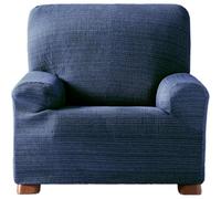 ECOMMERC3 | Funda de Sofá Elástica Jacquard Tamaño 1 Plaza Ajuste Universal y Transpirable - Funda Sofá Color Azul Protección Antidesgaste Diseño Antideslizante con Banda Elástica