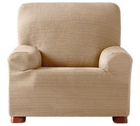 ECOMMERC3 | Funda de Sofá Elástica Jacquard Tamaño 1 Plaza Ajuste Universal y Transpirable - Funda Sofá Color Beige Protección Antidesgaste Diseño Antideslizante con Banda Elástica