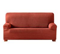 ECOMMERC3 | Funda de Sofá Elástica Jacquard Tamaño 4 Plazas Ajuste Universal y Transpirable - Funda Sofá Color Caldera Protección Antidesgaste Diseño Antideslizante con Banda Elástica