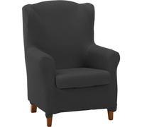 ECOMMERC3 | Funda para Sillón Orejero Duplex Elástica y Extrasuave Color Antracita - Funda Sillón Orejero Duplex Ajustable 100% Made in Spain