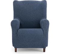 ECOMMERC3 | Funda Sillón 1 Plaza Orejero Universal y Versátil - Funda Sillón Color Azul Protector Fácil de Colocar para Respaldo, Asiento y Brazos