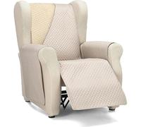 ECOMMERC3 | Funda Sillón 1 Plaza/Relax Confort Máximo y Ajuste Completo - Funda para Sillón 1 Plaza y Sillón Relax Color Beige/Lino