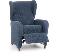 ECOMMERC3 | Funda Sillón 1 Plaza Relax Universal y Versátil - Funda Sillón Color Azul Protector Fácil de Colocar para Respaldo, Asiento y Brazos