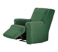 ECOMMERC3 | Funda Sillón Pies Juntos Relax Elástica de Jacquard - Funda Sillón Verde Ajuste Sola Pieza, Transpirable y Antidesgaste, Fácil de Poner y Quitar