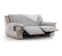 ECOMMERC3 | Funda Sillón Relax 3x2 Acolchada y Reversible - Funda Sillón Relax Gris Protector de Sofá Ajustable, Confort Extra y Diseño Elegante