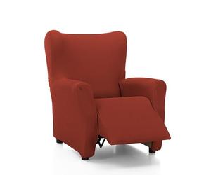 ECOMMERC3 | Funda Sillón Relax Completo Acolchada y Súper Ajustable - Funda Sillón Relax Completo Elástica Color Teja 100% Made in Spain