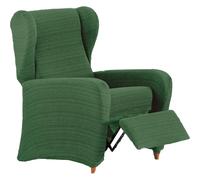 ECOMMERC3 | Funda Sillón Relax Elástica de Jacquard - Funda Sillón Orejero Verde Ajuste, Transpirable y Antidesgaste, Fácil de Poner y Quitar, Diseño Estilo Tapizado