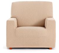 ECOMMERC3 | Funda Sofá 1 Plaza Universal y Versátil - Funda Sofá Color Beige Protector Fácil de Colocar para Respaldo, Asiento y Brazos