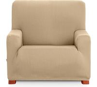 ECOMMERC3 | Funda Sofá 1 Plaza Universal y Versátil - Funda Sofá Color Beige Protector Fácil de Colocar para Respaldo, Asiento y Brazos