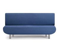 ECOMMERC3 | Funda Sofá 3 Plazas Clic-Clac Súper Elástico - Funda Sofá Color Azul Ideal para Sofá-Cama, Clic Clac o Libro, Transpirable y Fácil de Colocar