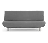 ECOMMERC3 | Funda Sofá 3 Plazas Clic-Clac Universal y Versátil - Funda Sofá Color Gris Protector Fácil de Colocar para Respaldo, Asiento y Brazos