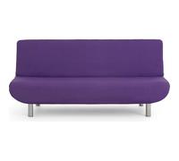 ECOMMERC3 | Funda Sofá 3 Plazas Clic-Clac Universal y Versátil - Funda Sofá Color Morado Protector Fácil de Colocar para Respaldo, Asiento y Brazos