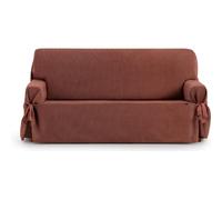 ECOMMERC3 | Funda Sofá 3 Plazas Universal Diseño de una Sola Pieza con Ajuste Mediante Lazos - Funda Sofá Teja 4 Puntos de Sujeción Firmes