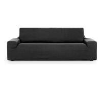 ECOMMERC3 | Funda Sofá 3 Plazas Universal y Versátil - Funda Sofá Color Gris Oscuro Protector Fácil de Colocar para Respaldo, Asiento y Brazos