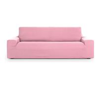 ECOMMERC3 | Funda Sofá 3 Plazas Universal y Versátil - Funda Sofá Color Rosa Protector Fácil de Colocar para Respaldo, Asiento y Brazos