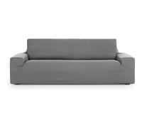 ECOMMERC3 | Funda Sofá 4 Plazas Universal y Versátil - Funda Sofá Color Gris Protector Fácil de Colocar para Respaldo, Asiento y Brazos