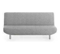 ECOMMERC3 | Funda Sofá-Cama 3 Plazas Clic-Clac Bielástica - Funda Sofá Gris Claro Protector Súper Elástico para Sofás Clic Clac, Libro y Futón