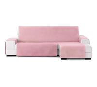 ECOMMERC3 | Funda Sofá Chaise Longue con Gomas Elásticas para Chaiselongue Izquierda/Derecha - Funda Sofá Chaise Color Crudo/Rosa Ajustable y Versátil para Sofás ChaiseLongue, Protección Total