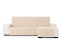 ECOMMERC3 | Funda Sofá Chaise Longue Tamaño Extra Derecha - Funda Sofá ChaiseLongue Fácil Colocación con Gomas Elásticas Color Ocre Compatible con Sofás Chaise Longue Izquierda o Derecha